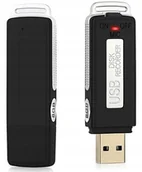 Podsłuchy - Dyktafon Podsłuch Pendrive 32GB Usb Detekcja Vox - miniaturka - grafika 1