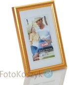 Ramki na zdjęcia - Icar Ramka drewniana złota (na zdjęcie 10x15cm) - miniaturka - grafika 1
