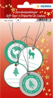 Zeszyty szkolne - Herma Zawieszki zielone Boże Narodzenie okrągłe - miniaturka - grafika 1