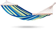 Hamaki - SOFOTEL Hamak ogrodowy Bahama Single 4100, niebiesko-zielony, 100x200 cm - miniaturka - grafika 1