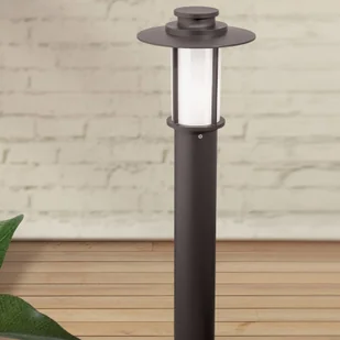 ORION Ciemnobrązowy słupek oświetl. Putri, odlew alumin. - Lampy ogrodowe - miniaturka - grafika 3