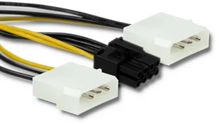 Qoltec ADAPTER 2XMOLEX ŻEŃSKI/PCI-E8PIN MĘSKI,15CM 50433 Zamów do 16:00 wysyłka kurierem tego samego dnia! 50433 - Kable komputerowe i do monitorów - miniaturka - grafika 2