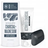 Dezodoranty i antyperspiranty unisex - Schmidts MIX Aktywny węgiel Pasta Dezodorant Mydło - miniaturka - grafika 1