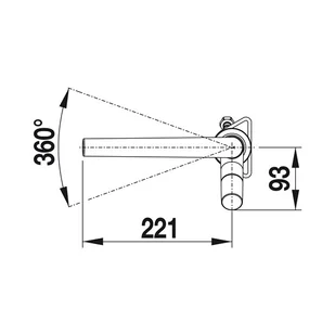 Blanco YOVIS 518290 - Baterie wannowe i prysznicowe - miniaturka - grafika 4