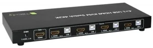 Techly Techly 4-portowy przełącznik KVM HDMI/USB 4x1 z audio (028702) - Przełączniki KVM - miniaturka - grafika 5