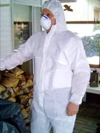 Pozostałe kosmetyki - Tector tector Premium kombinezon jednorazowy kombinezon Typ 5/6 ochronne Kat. 3 jest zgodny z dyrektywą EU-zapewnia osobiste wyposażenie ochronne, rozm. XXXL 2966-XXXL - miniaturka - grafika 1