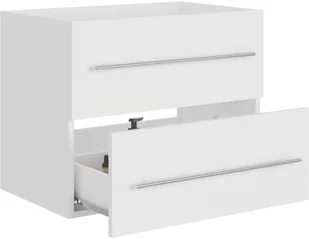 VidaXL Lumarko Szafka pod umywalkę, biała, 60x38,5x48 cm, płyta wiórowa 804692 VidaXL - Meble łazienkowe - miniaturka - grafika 4