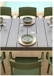 Nardi Krzesło ogrodowe Trill Armchair zielone 40250.16.000 - Pozostałe meble ogrodowe - miniaturka - grafika 5