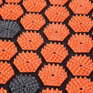 HMS Mata do akupresury + poduszka AKM01 64x42 cm HMS czarna 17-44-300 - Akcesoria do masażu - miniaturka - grafika 7