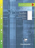 Wkłady do segregatora - Clairefontaine 1731 °C wkłady do kołonotatnika DIN A4 (francuska linie, 50 kartek, 210 X 297 MM) Biały, biały 50 arkuszy 1733C - miniaturka - grafika 1