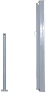 vidaXL Zwijana markiza boczna, 120 x 300 cm, szara - Markizy - miniaturka - grafika 3