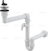 Syfony - Alca PLAST Alcaplast Małogabarytowy syfon zlewowy z podłączeniem A870P40 ! - miniaturka - grafika 1