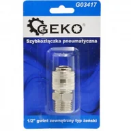 Akcesoria pneumatyczne - GEKO Szybkozłączka pneumatyczna typ żeński GZ 1/2" 3297 G03417 - miniaturka - grafika 1