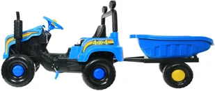 Polski Traktor Traktorek na pedały Przyczepa +kask - Jeździki dla dzieci - miniaturka - grafika 9