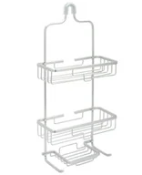 Półki łazienkowe - Zenna Home NeverRust Rustproof Aluminum Shower Caddy, Satin Chrome - miniaturka - grafika 1