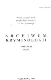 Wydawnictwo Naukowe Scholar Archiwum kryminologii Tom XXXVIII 2016 - Czasopisma Wydawnictwo Naukowe Scholar Archiwum kryminologii Tom XXXVIII 2016 - Czasopisma - miniaturka - grafika 2
