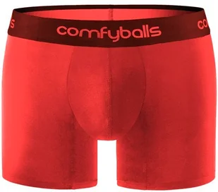 ComfyBalls COMFYBALLS Bokserki do biegania LONG PERFORMANCE SUPERLIGHT czerwone - Majtki męskie - miniaturka - grafika 2