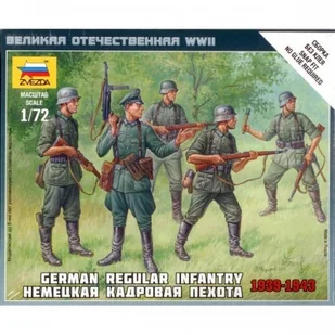 ZVEZDA German Regular Infantry 1939-43 JPZVEF0CJ020074 - Modele do sklejania - miniaturka - grafika 3