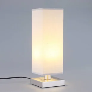 LINDBY Julina - materiałowa lampka nocna, szara - Lampy stojące - miniaturka - grafika 4