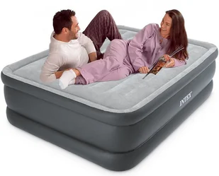 Intex Queen Essential Rest With Fiber-Tech Bip Airbed, Grey, - Materace turystyczne - miniaturka - grafika 5