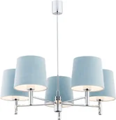 Lampy sufitowe - Argon X Żyrandol BOLZANO błękitny 2076 - miniaturka - grafika 1