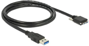 Delock Kabel USB 3.0 typu A męski USB 3.0 typu Micro-B męski ze śrubkami1 m 835 (83597) - Kable USB - miniaturka - grafika 3