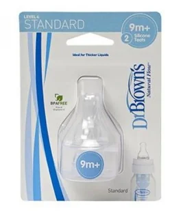Dr Browns smoczek do butelki standardowej 313 rozm.4 21062dr - Smoczki do butelek - miniaturka - grafika 3