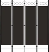 Parawany - vidaXL Parawan 4-panelowy, brązowy, 160 x 180 cm vidaXL - miniaturka - grafika 1