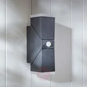 Lampy ogrodowe - Lampenwelt com Kinkiet zewnętrzny LED Sally, 2-punktowy, czujnik - miniaturka - grafika 1