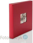 Albumy fotograficzne - Walther Album samoprzylepny XL Fun czerwony (50 stron pod folię) - miniaturka - grafika 1
