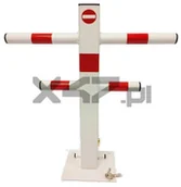 Wyposażenie miejsc publicznych - Polski produkt Blokada parkingowa - składana JEŻ XJZ-B zamykana na klucz - miniaturka - grafika 1