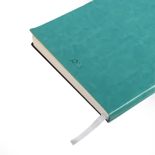 OPUS Notes Notatnik biurowy miękki gładki zamykany O.NOTE Praha 207 x 145 mm A5) zielony NOTEPPRAHAHSL128BLKGREEN - Notesy i bloczki - miniaturka - grafika 3