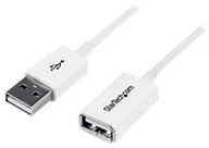 Kable USB - StarTech com com USB 2.0 Extension Cable A to A USBEXTPAA1MW - miniaturka - grafika 1