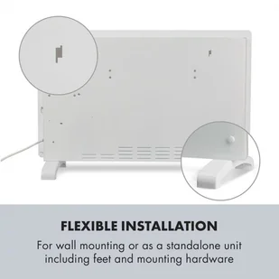 Klarstein Klarstein Norderney Grzejnik konwekcyjny termostat timer 2000 W 30 m kolor biały ACO14-Norderney2000W - Ogrzewanie przenośne Klarstein Klarstein Norderney Grzejnik konwekcyjny termostat timer 2000 W 30 m kolor biały ACO14-Norderney2000W - Ogrzewanie przenośne - miniaturka - grafika 6