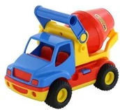 Samochody i pojazdy dla dzieci - POLESIE Poland ConsTruck samochód-betoniarka w siatce - miniaturka - grafika 1