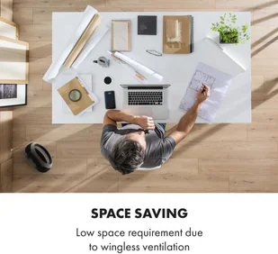 Klarstein Klarstein Sahara Storm, nagrzewnica powietrza, 1000/2000 W, 16 - 40 ° C, oscylacja, czasomierz, nastrojowe oświetlenie, pilot, czarna FP15-Storm-B - Ogrzewanie przenośne - miniaturka - grafika 6