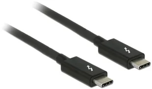 Delock Kabel Thunderbolt 3 M/M 1m czarny (84845) - Kable komputerowe i do monitorów - miniaturka - grafika 3