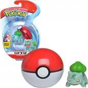 Figurki dla dzieci - Oryginalny Bulbasaur Pokemon Clip N Go Pokeball - miniaturka - grafika 1