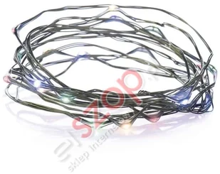 EMOS Ozdoby świąteczne 40 LED łezki 4m IP44 multikol, ziel, timer ZY1918T ZY1918T - Oświetlenie świąteczne - miniaturka - grafika 2