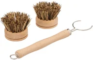 Ściereczki, gąbki, czyściki - Szczotka do naczyń ECO drewniana + wymienna końcówka 164784 - miniaturka - grafika 1