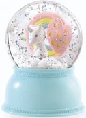 Wyposażenie pokoiku dziecięcego - Djeco lampka/ kula ze śniegiem Jednorożec - miniaturka - grafika 1