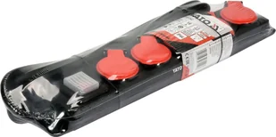 Yato PRZEDŁUŻACZ LISTWA ZASILAJĄCA WARSZTATOWA IP 44 PIĘĆ GNIAZD Z UZIEMIENIEM WYŁĄCZNIK 3M 1,5MM2 - Przedłużacze i rozgałęźniki - miniaturka - grafika 6