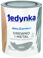 Farby zewnętrzne - Jedynka D&p- farba, matowa, szara, 0.7l - miniaturka - grafika 1