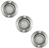 Oprawy, klosze i abażury - Eglo 13555 - SET 3x Oprawa wpuszczana LED 3xGU10/3W/230V - miniaturka - grafika 1