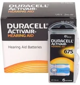 Baterie i akcesoria - Duracell 600 x baterie do aparatów słuchowych ActivAir 675 MF - miniaturka - grafika 1