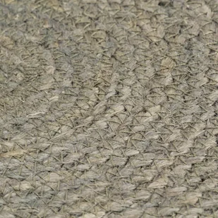 vidaXL Maty na stół, 4 szt., gładkie, szare, 38 cm, okrągłe, juta - Obrusy i serwetki - miniaturka - grafika 4