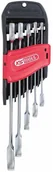 Klucze i nasadki - KS Tools Zestaw 5 kluczy płasko-oczkowych GEARplus, 8-19 mm, 503.4255 - miniaturka - grafika 1