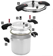 Szybkowary - LACOR r71810 uszczelki silikonowe Zapewnia szybkowary, silikonowe, białe, 28 x 28 x 2 cm R71810 - miniaturka - grafika 1