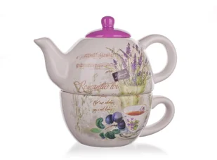 Banquet Lavender Czajnik z filiżanką - Filiżanki - miniaturka - grafika 2