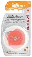 Nici dentystyczne - edel+white Woskowany taśma dentystyczna 70 m - miniaturka - grafika 1